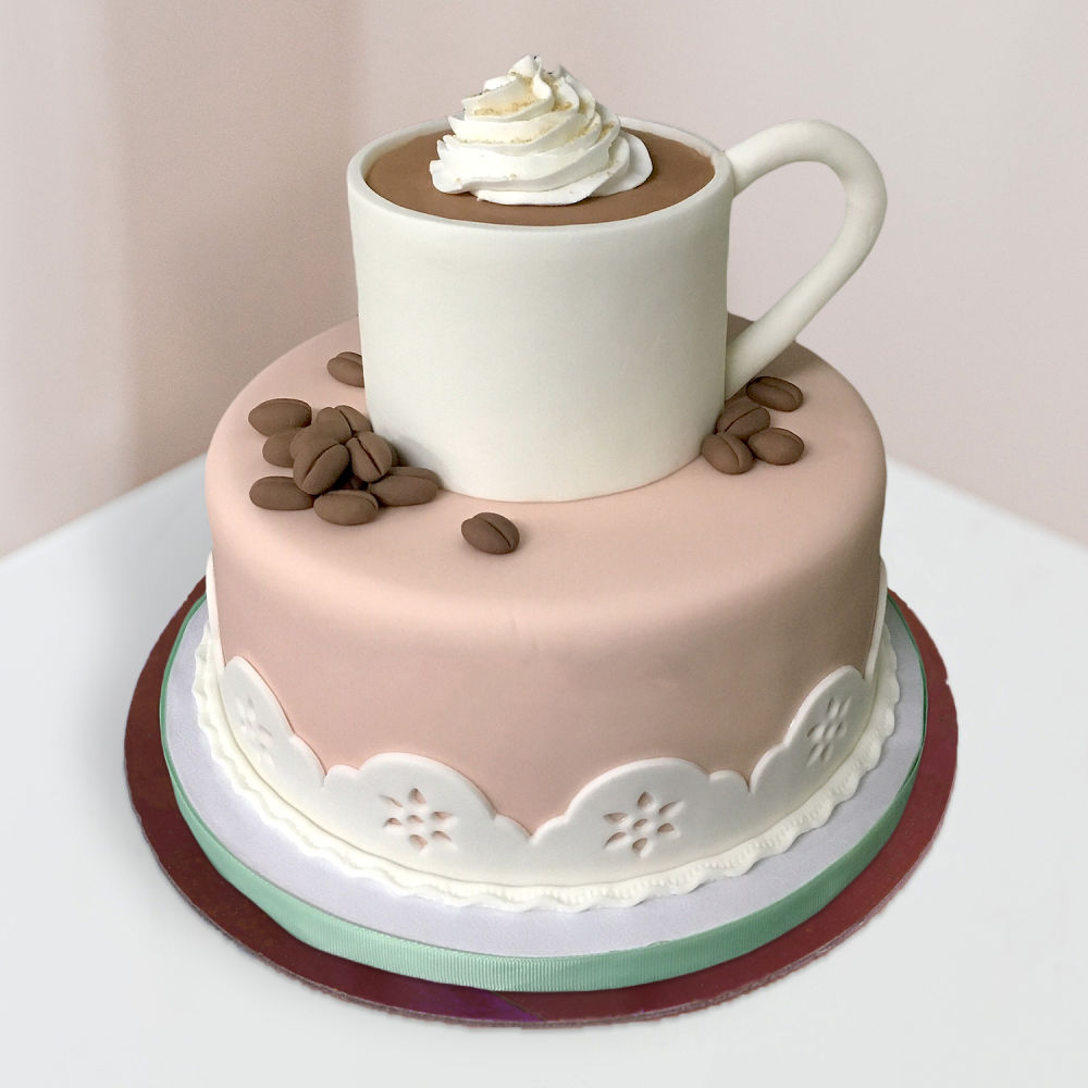 Cup of Coffee Cake  Order Theme Cakes Online by Kukkr