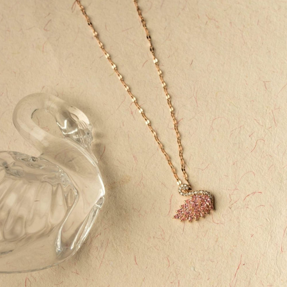 Swarovski Rose Gold Swan Lake Necklace | Shop Swarovski – Galleria di Lux