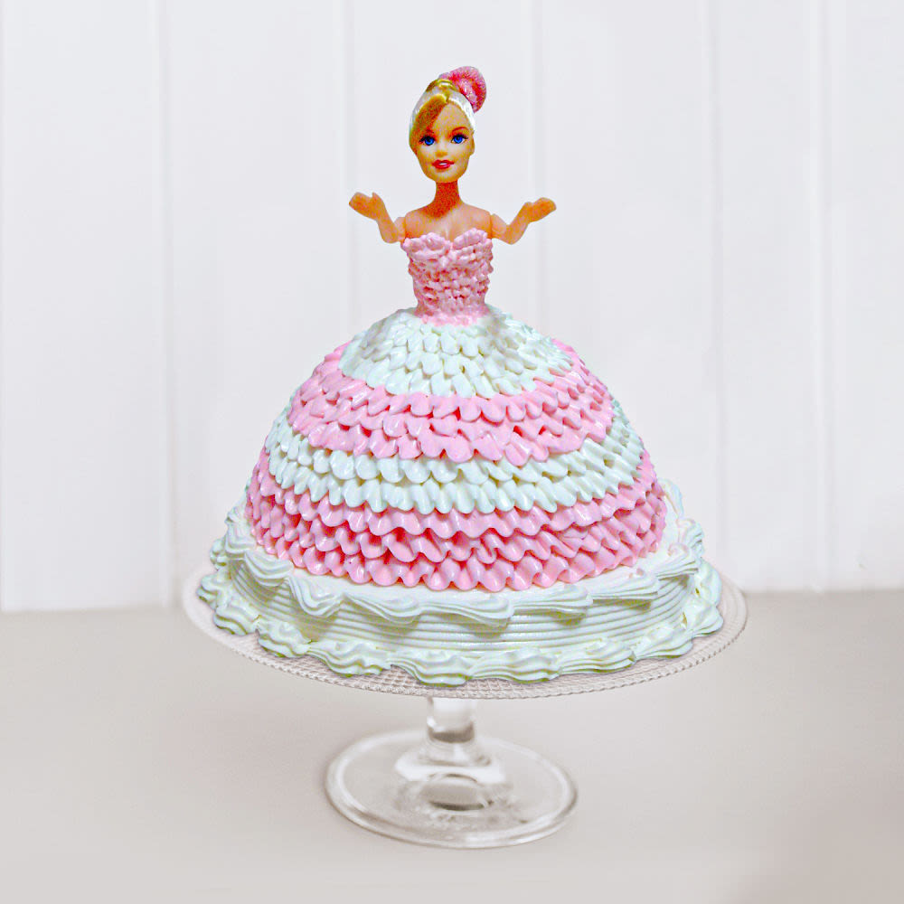 Online Cake Delivery | Vanilla Barbie Doll Cake | Winni.in | Winni.in
