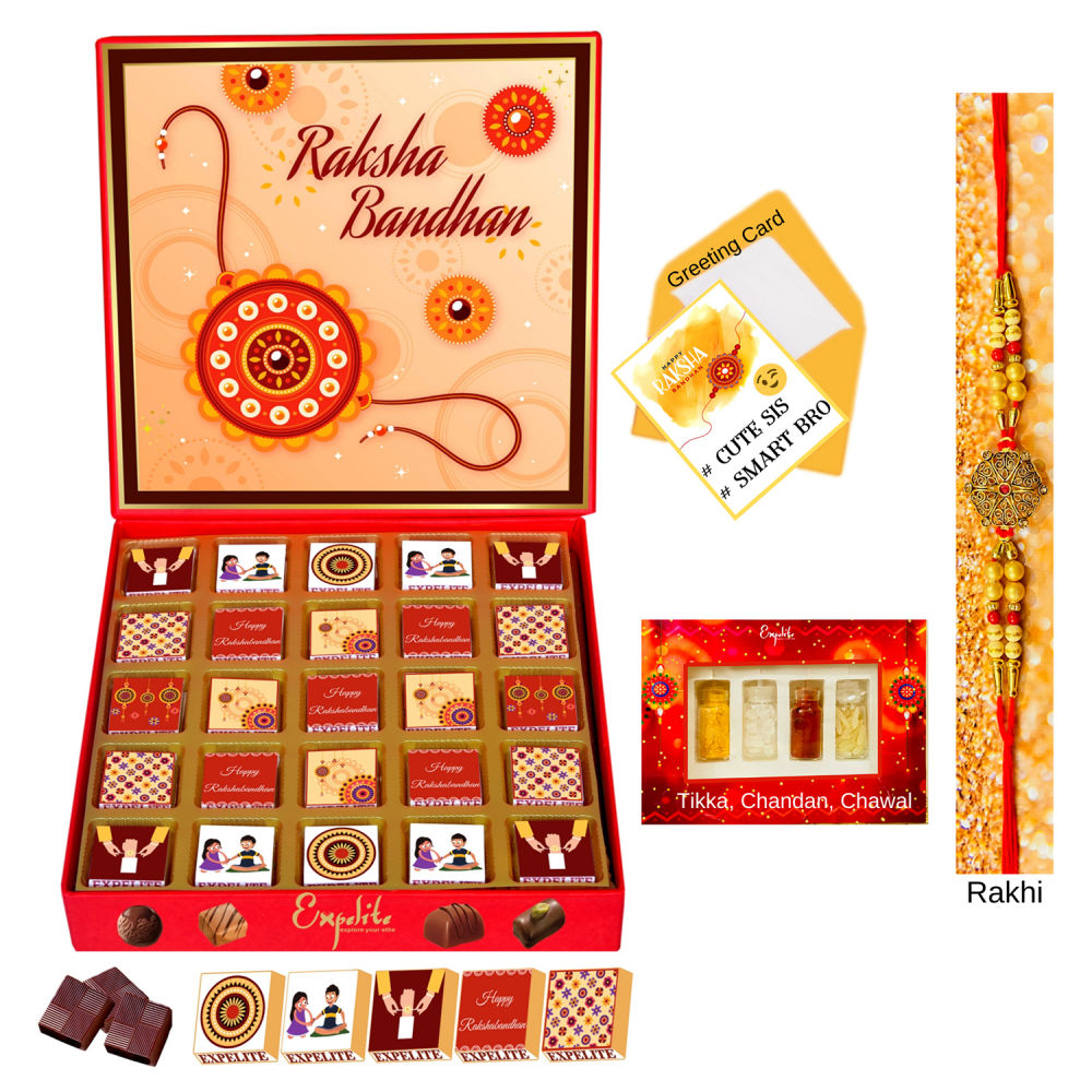 KS Golden Chocolate Box Rakhi Gift Hamper – KS ARTS COLLECTION