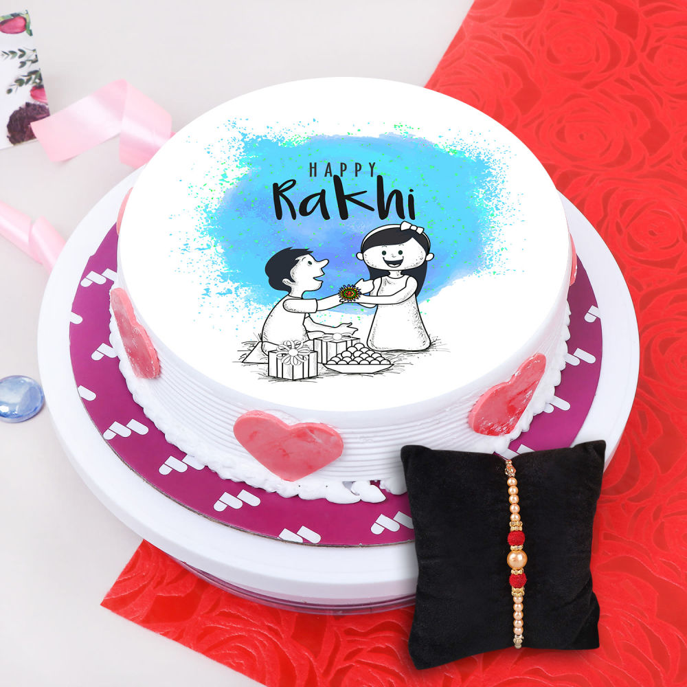 UG Cakes - Simple Rakhi Cake. To place your order Viber us at 9803727484 /  9803727485 or inbox us here. | Facebook