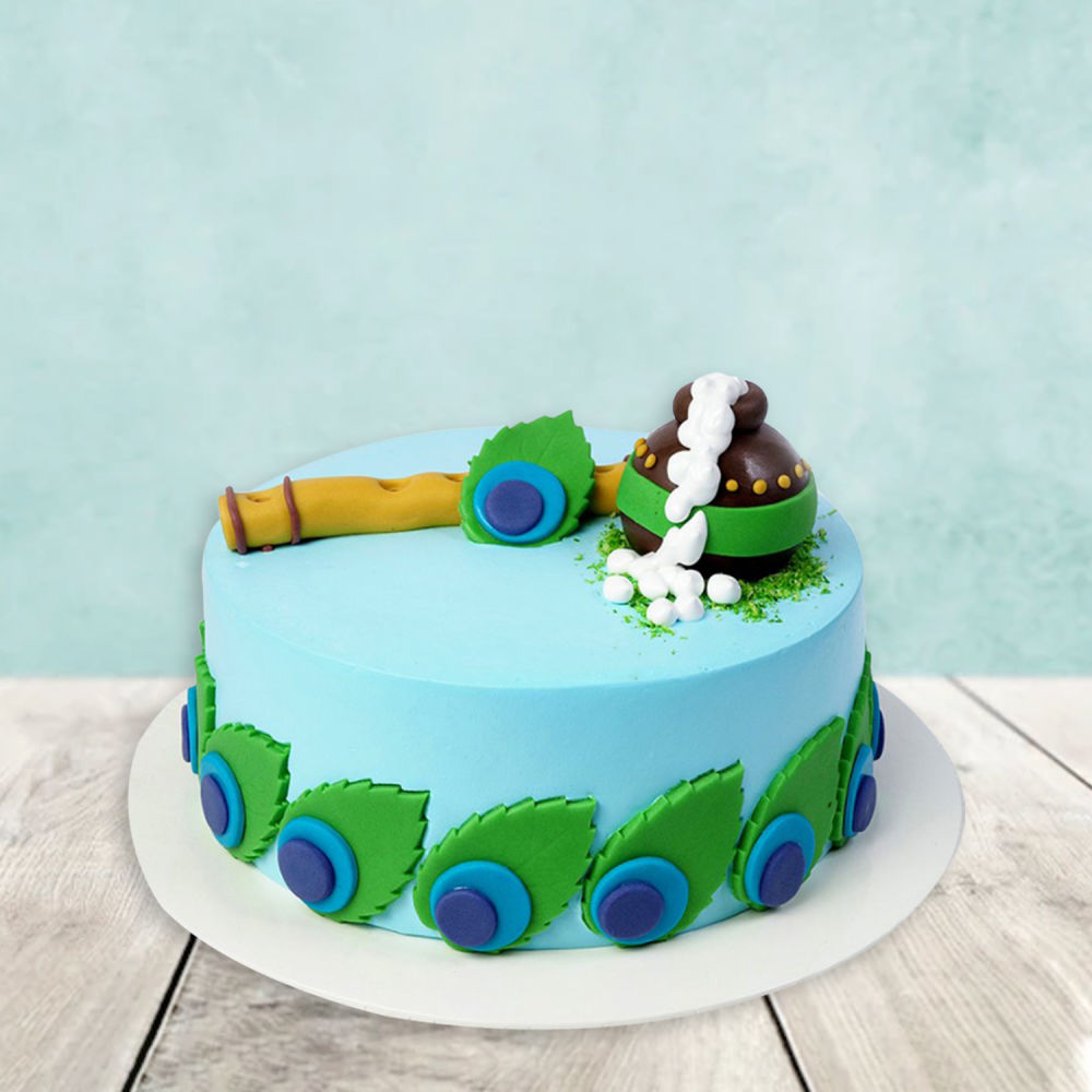 Janmashtami Special Blueberry Cake - Cake for you