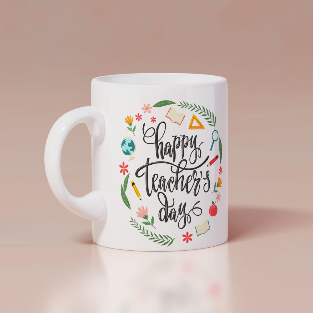 Happy Teacher Day Mug | Winni