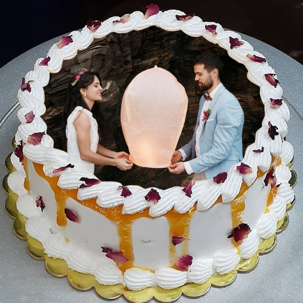 Order Romantic Anniversary Cakes and Engagement Cakes Online by Kukkr –  tagged 