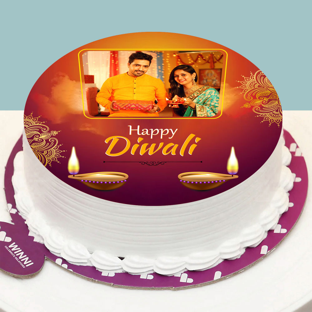 Buy Rocher Diwali Choco Cream Cake-Rocher Loaded Diwali Cake