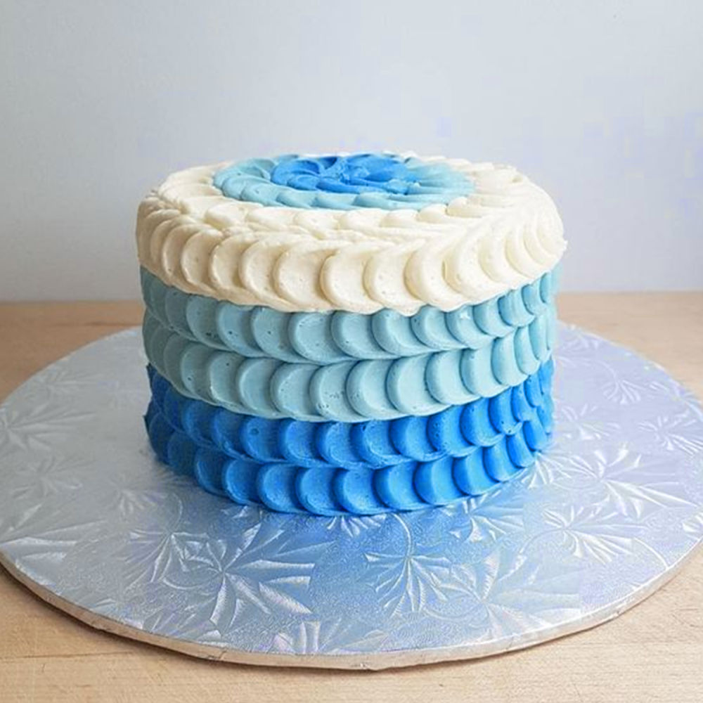 Trio Shade Blue Cake | Winni.in