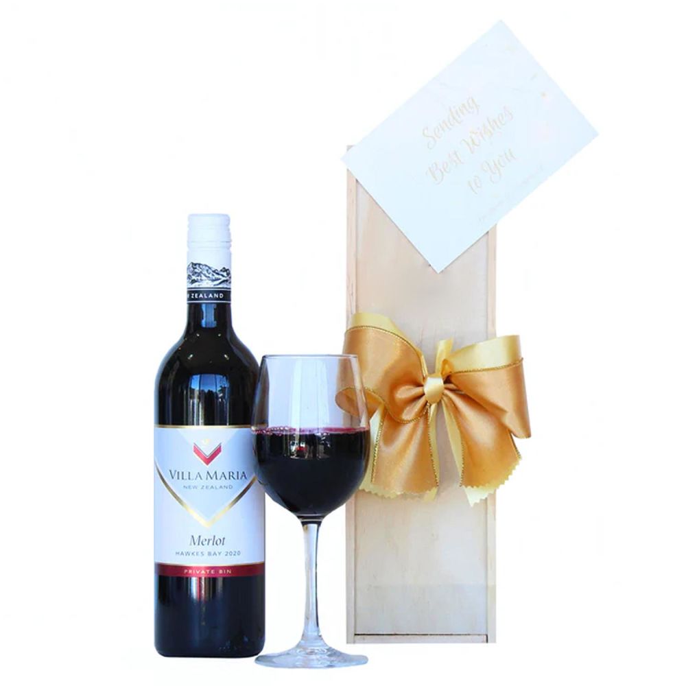 Vermont Red Wine Gift Box | Cheese & Wine Traders