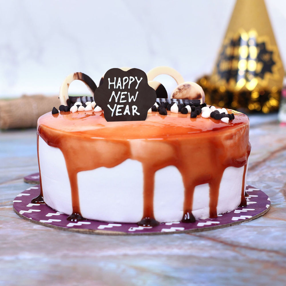 Wish Loaded Premium Butterscotch New Year Cake | Winni.in