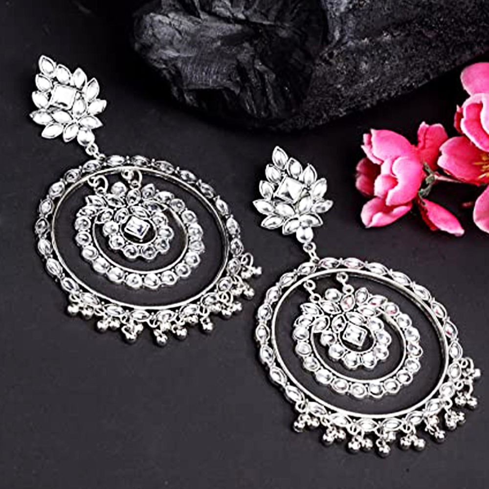 Buy Amrapali Heavy Polki Necklace Set with Earrings Online in USA – Pure  Elegance