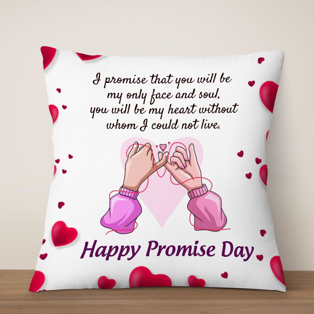 Everlasting Promise Day Cushion | Winni.in