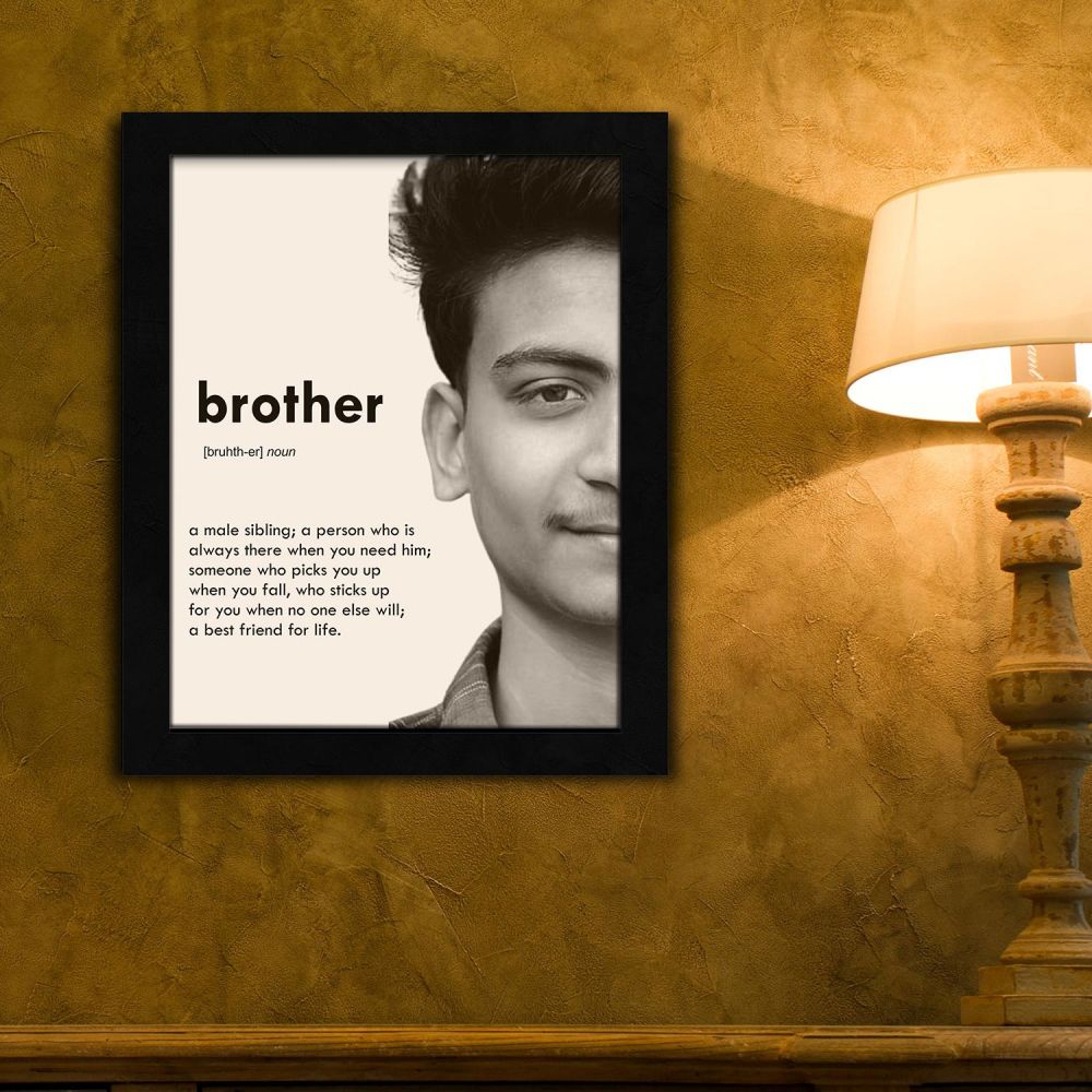 Real Meaning Of Being A Brother Photo Frame Winni