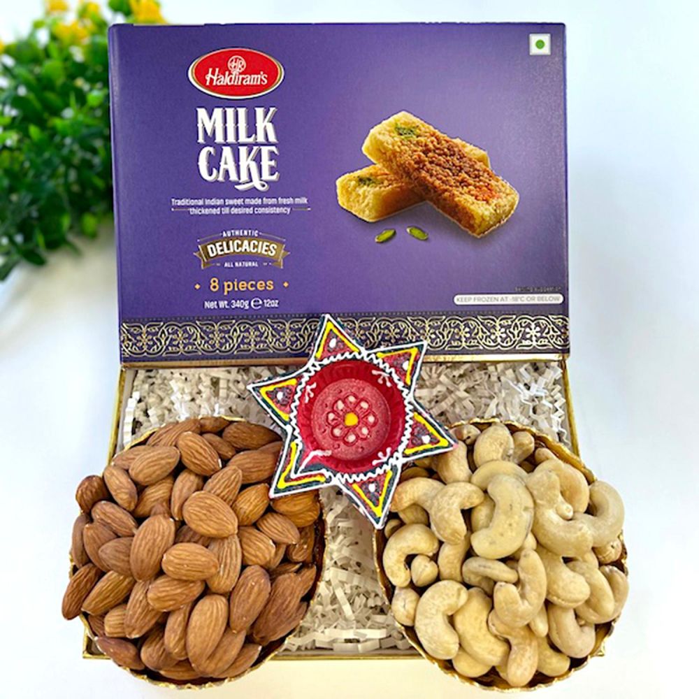 Buy Haldiram's Milk Cake 300g Popular Indian Sweets on Every Occasions Rich  Flavour / Dessert / Sweet Gifts / Festival / Celebrations Online at  desertcartINDIA