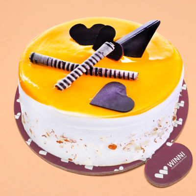 Send Mango Cake Online | Mango Cake Delivery by Winni