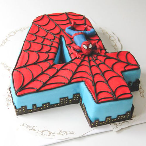 Spiderman Number Cake Winni In