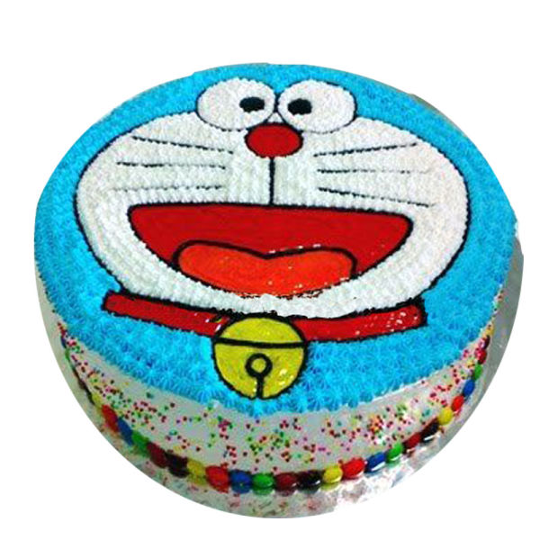 Hygienically Prepared Delicious Sweet Tasty And Fresh Doraemon Round Cake  Fat Contains (%): 14.62 G Grams (g) at Best Price in Kota | Agarwal Juice &  Bakers