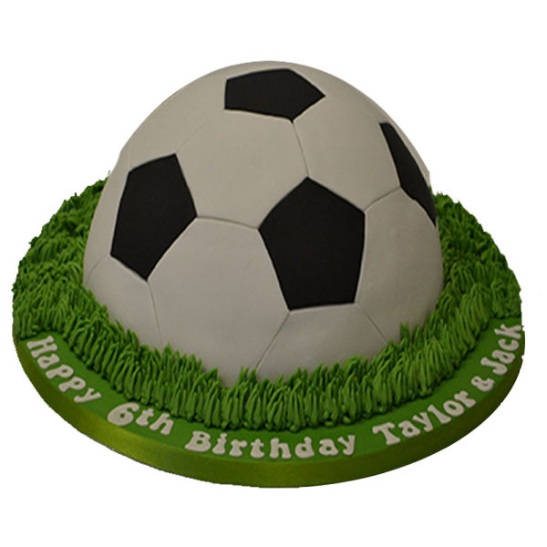 Football shape Fondant cake | Winni