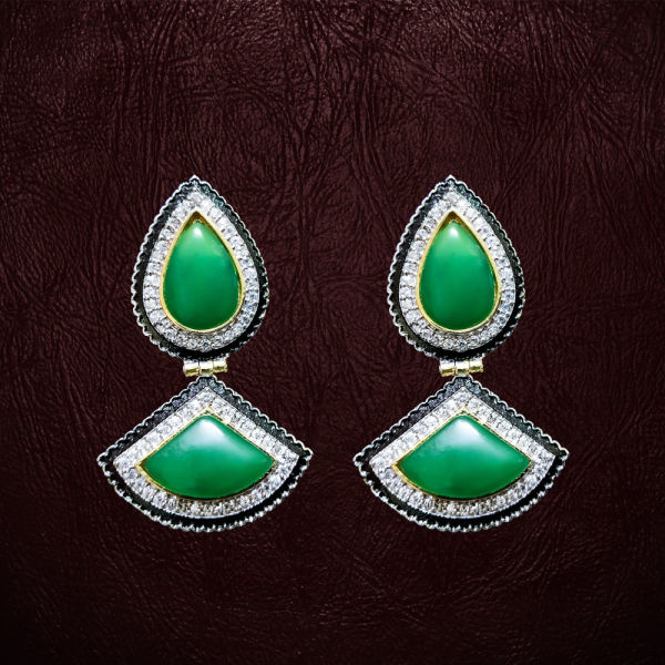 Green Stud Earrings Winni