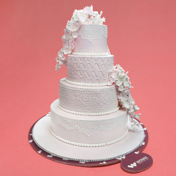 Creamy Layers Wedding Cake | Buy, or Send Online | Winni.in | Winni