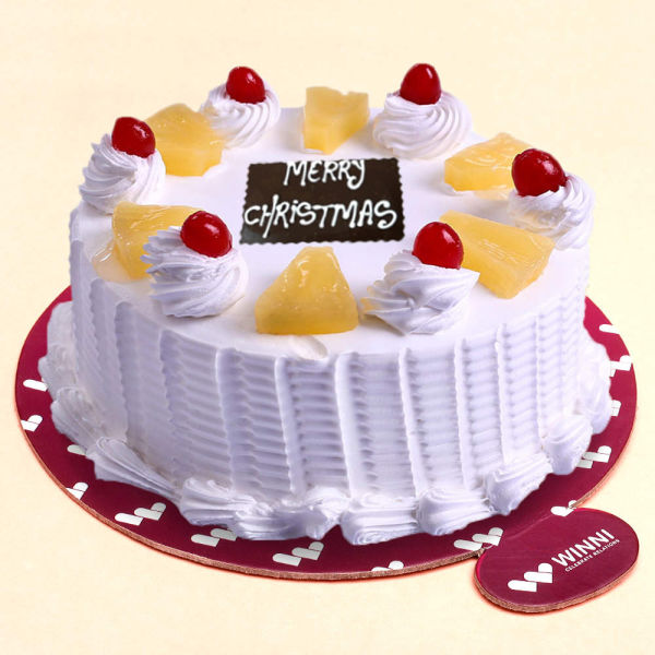 Merry Christmas Pineapple Cake Winni