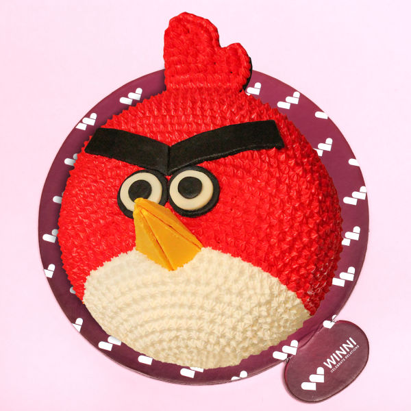 Order cartoon cake for kids online - Angry birds nest cake - Bread and  Beyond Cakes