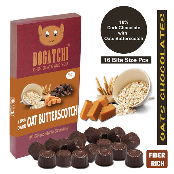 Dark Oats Butter Scotch Chocolate 16 pieces Winni