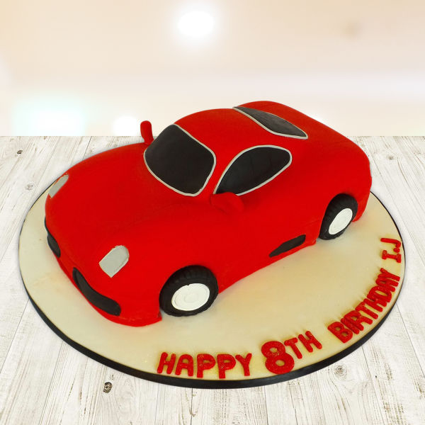 My 40th Birthday Cake - How to Make a Flo Car Cake