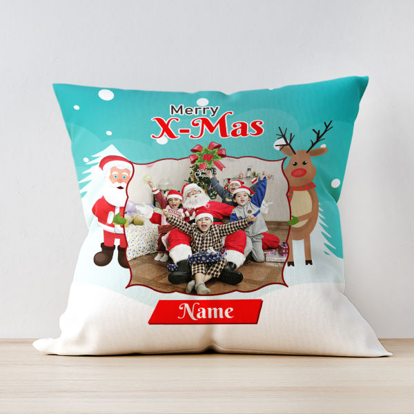 Buy Personalised Christmas Wishes Cushion
