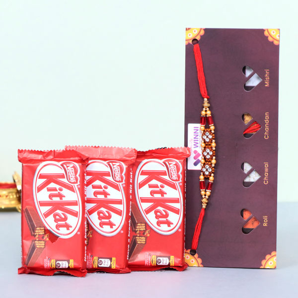 Buy Rakhi With Kitkat Happiness