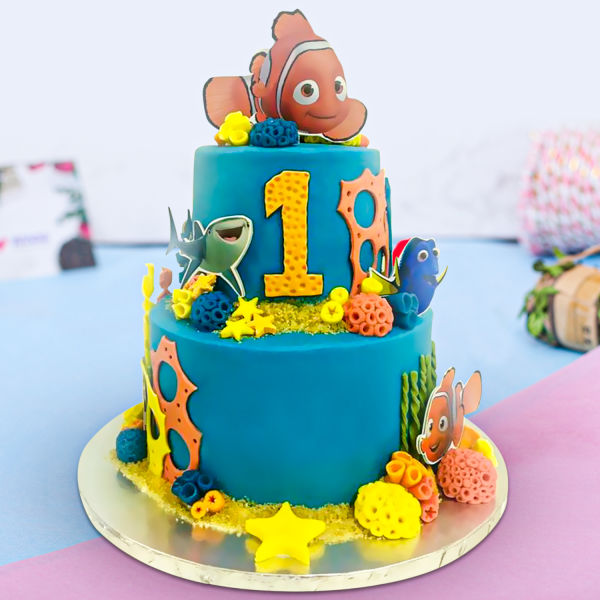 Buy Fishy Themed Fondant Cake