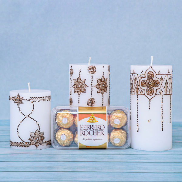 Buy Decorative Candles and Ferrero Rocher