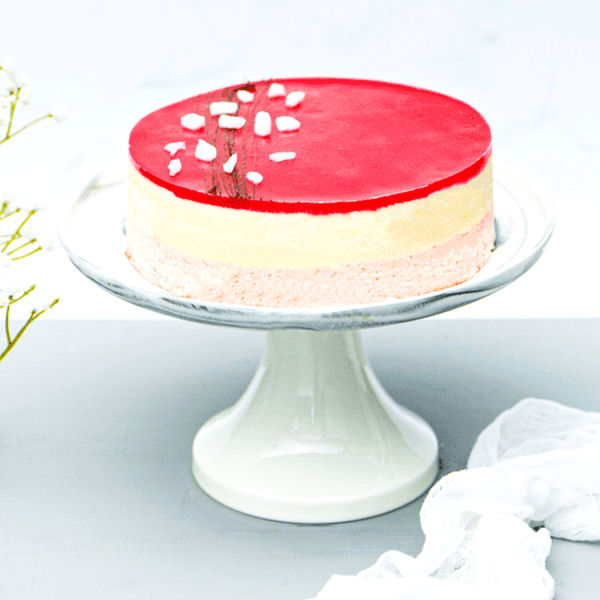 Buy Delicious Raspberry Lychee Rose Cake