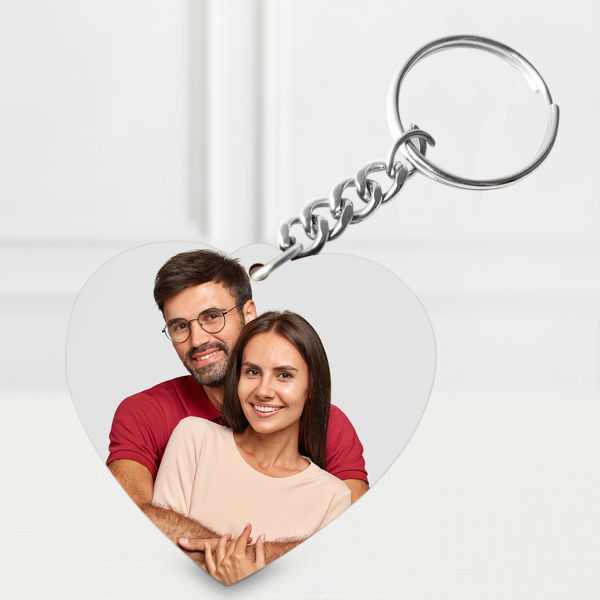 Buy Personalised Couple Keychain