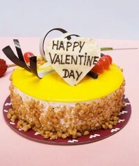 valentine butterscotch cake