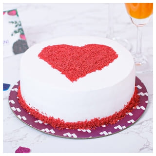 Valentines day cake | Pink Velvet Cake | Valentines day gift – Liliyum  Patisserie & Cafe