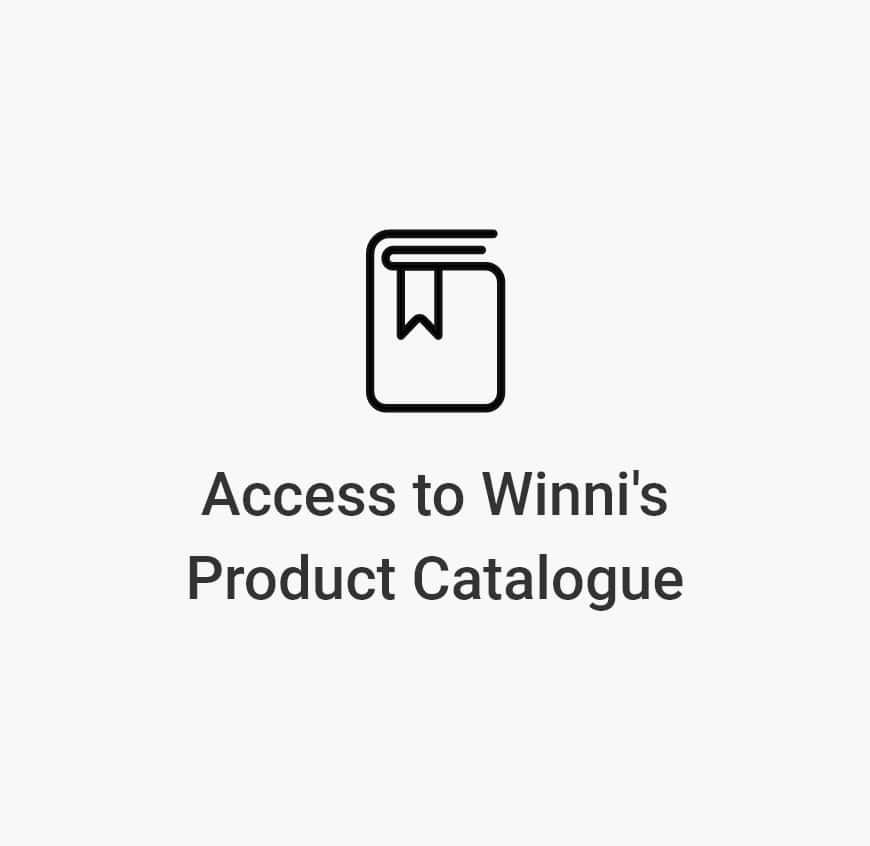 Access to Winni's Product Catalogue
