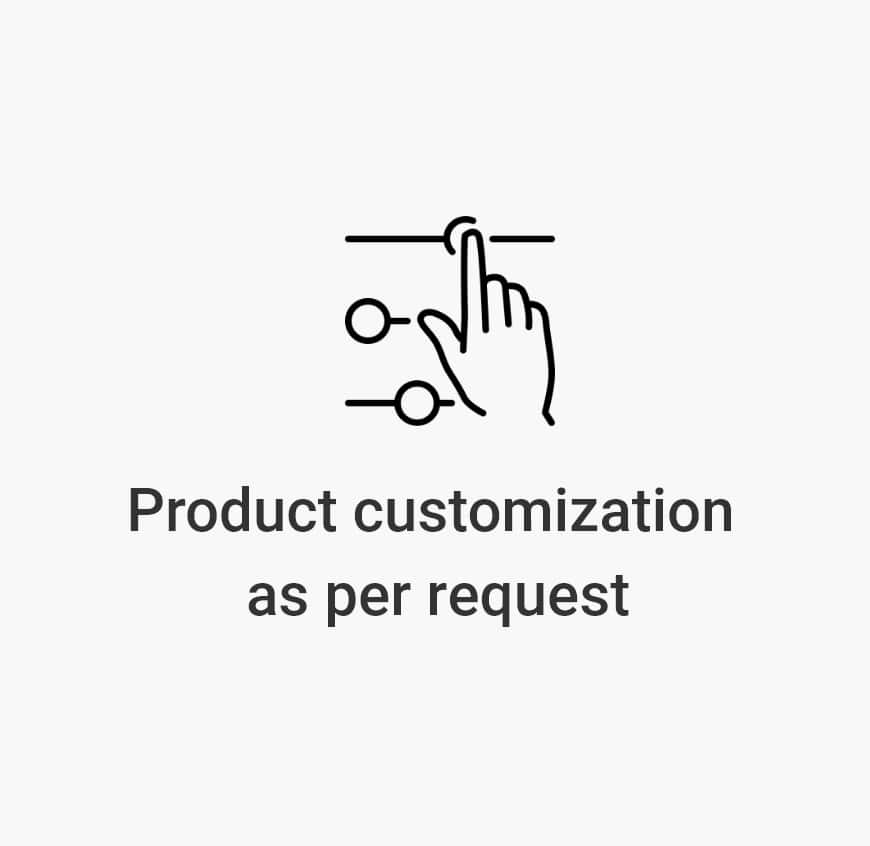 Product customization as per request