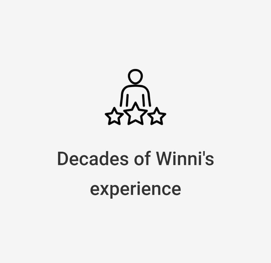 Decades of Winni experience