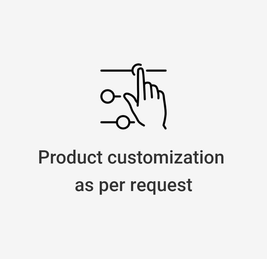 Product customization as per request