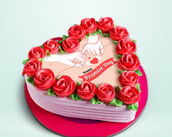 Online Promise Day Special Chocolate Cake Gift Delivery in UAE - FNP