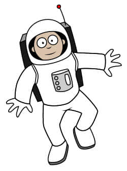 404 lost astronaut cartoon