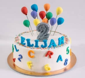 Alphabets Cake
