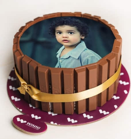 Round Gold Cake Topper  Happy Childrens Day  The June Shop