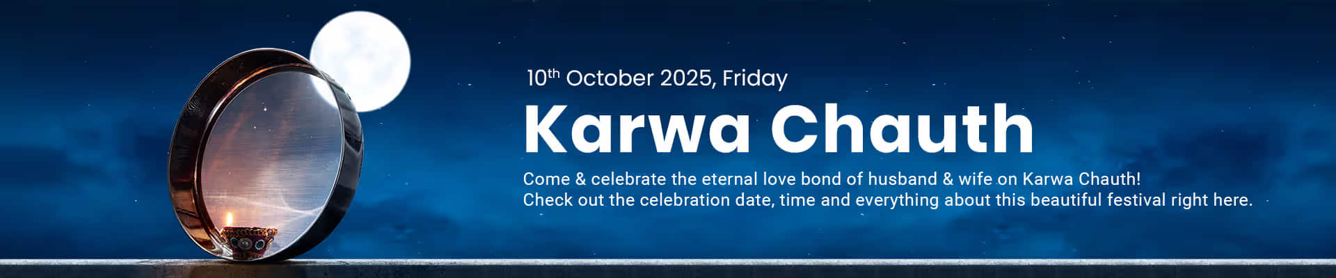 Karwa chauth banner