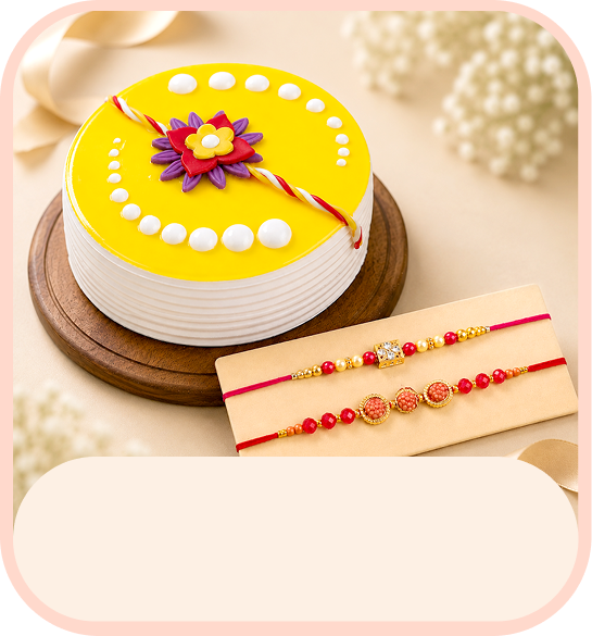 Rakhi with Cakes