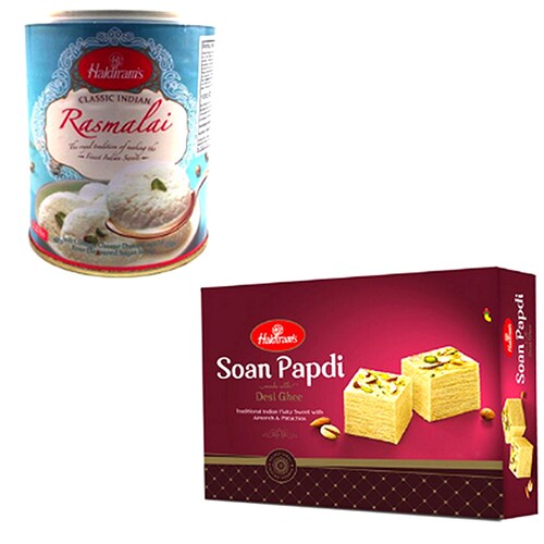 Buy Combo of Soan Papdi and Rasmalai