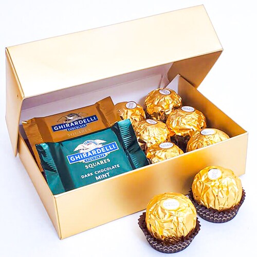 Buy Ferrero and Ghirardelli in a box
