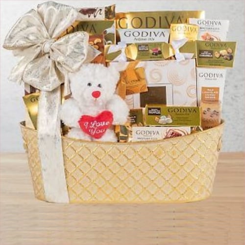 Buy Godiva Valentines Gift Basket