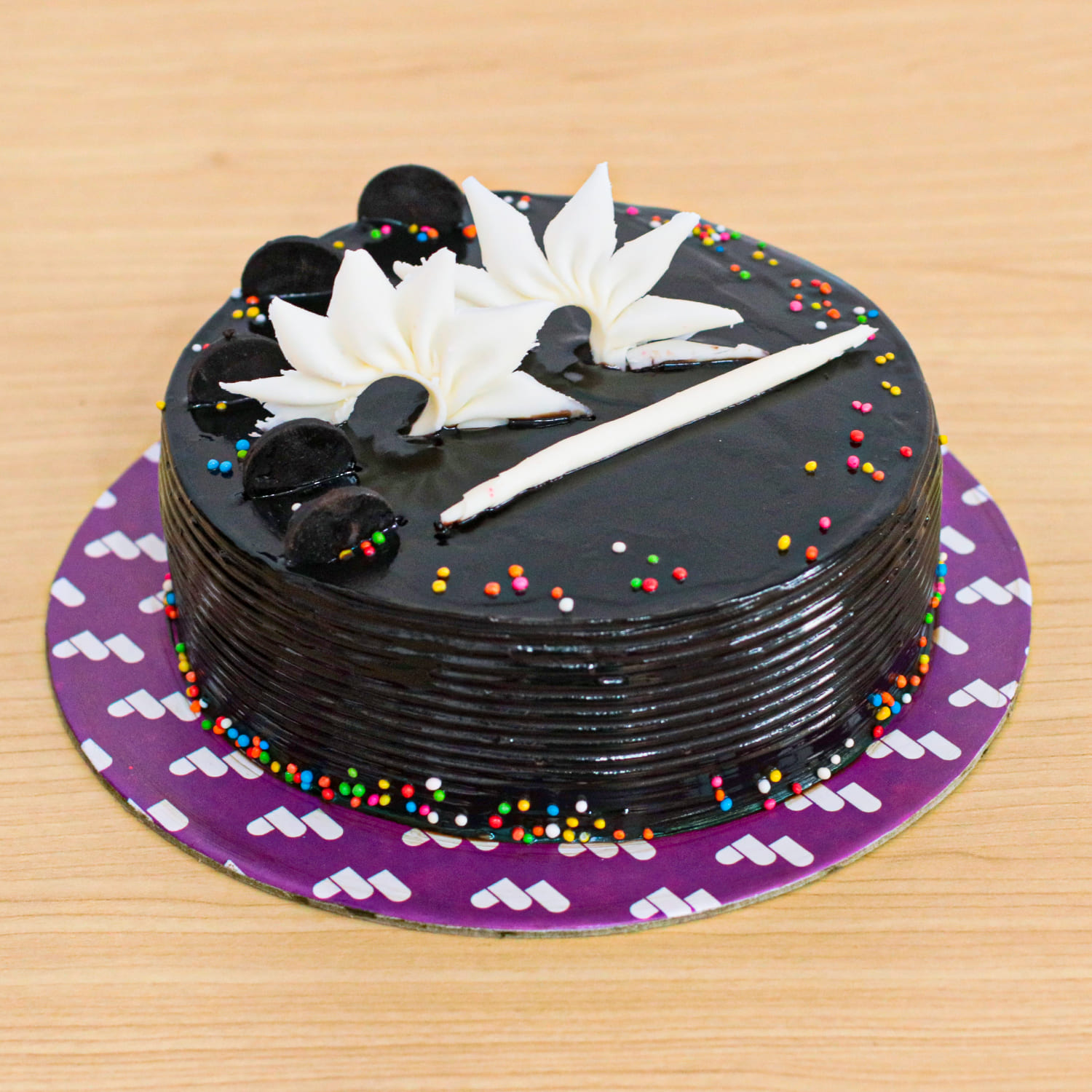 Chocolate Truffle Layer Cake - Simple Bites