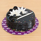 Fudge Brownie Truffle Cake