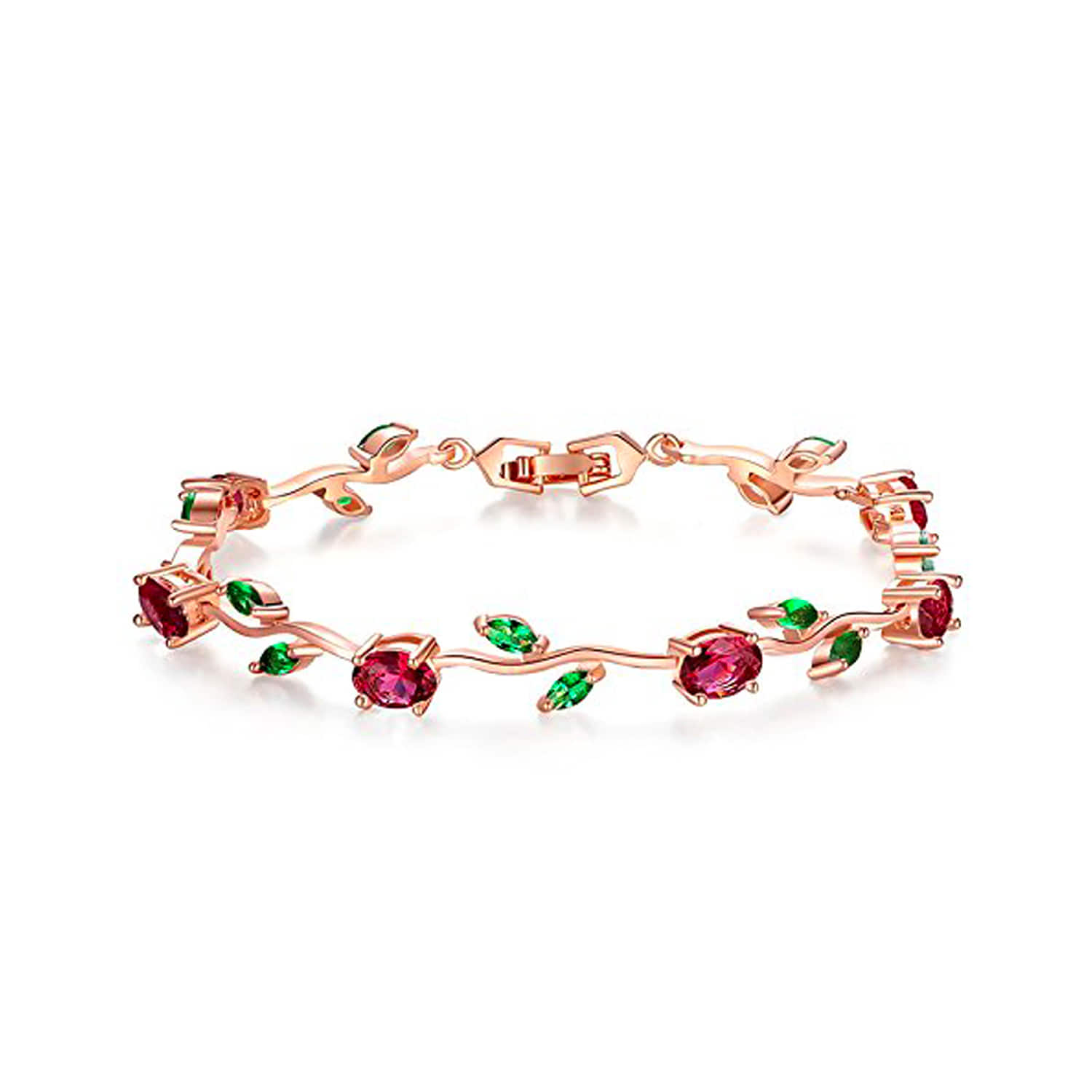 Pandora Moments Studded Chain Bracelet | Rose gold plated | Pandora US